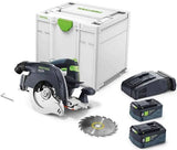 Scie circulaire à Capot basculant Sans fil Festool HKC 55 5,0 EBI-Plus-SCA